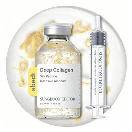Deep Collagen Silk Peptide Intensive Ampoule Serum | Korean Anti-Aging Face Lifting Serum 40ml
