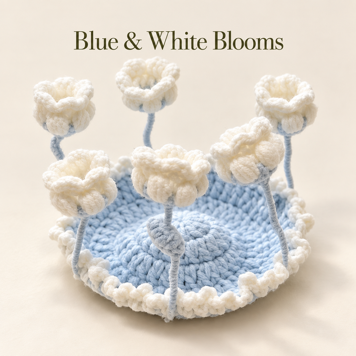 🌸 Blooming Crochet Coaster