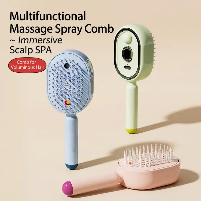 Electric Spray Massage Hair Brush