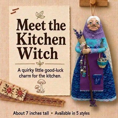 🧙‍♀️ Handmade Kitchen Witch Doll
