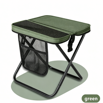 Ultimate Portable Folding Stool – Lightweight, Heavy-Duty Outdoor Seat with Built-in Storage