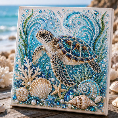 🌊Ocean Pearl Art DIY Kit Relaxing Coastal Craft Creative Handmade Home Decor✨