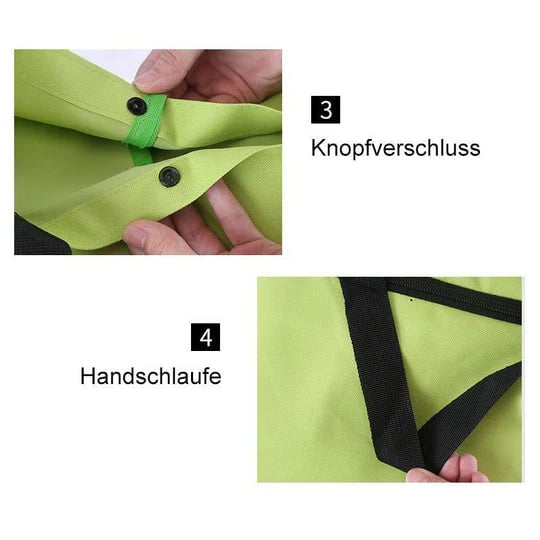 🛍️ Foldable 2-in-1 Shopping Bag for Easy Carry ✨