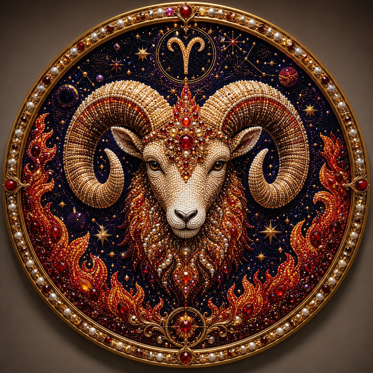 ✨ Create Zodiac Pearl Art with 12 Star Signs Kit ♈