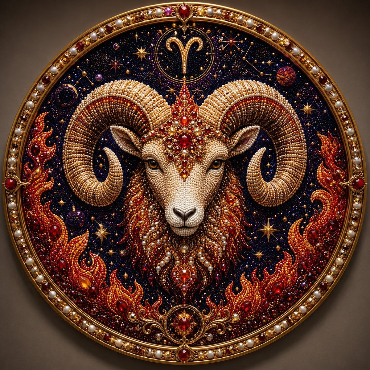✨ Create Zodiac Pearl Art with 12 Star Signs Kit ♈