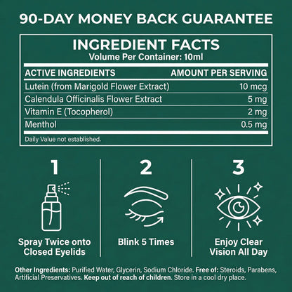 👁️ Refreshing Lutein Eye Spray for Daily Care💧