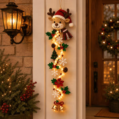 🎄Merry Cascade Glowing Christmas Door Hanger