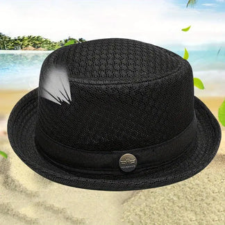 Unisex Breathable MeshPork Pie Hat