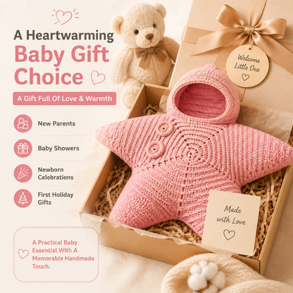 ⏰Last day Promotion 🔥-🐚 Starfish Baby Sleeping Bag — A Cozy Little Ocean Star ⭐