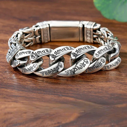 🔥 Last Day 50% OFF✨-Men's Retro Six-Syllable Mantra Bracelet