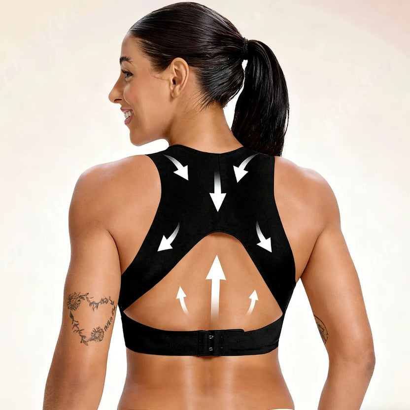 🌸 Posture Correction Wireless Bra Beige Support Lift Comfort Fit 👙