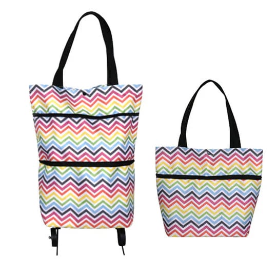 🛍️ Foldable 2-in-1 Shopping Bag for Easy Carry ✨