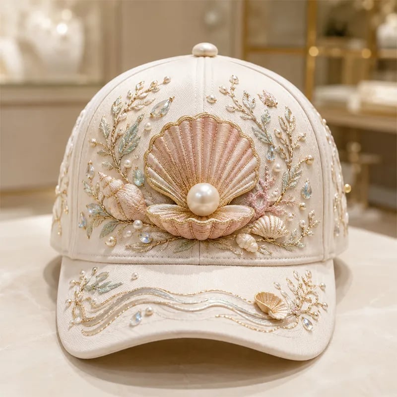 🔥Last Day 50% OFF-🌊 3D Ocean Creatures Embroidery Cap