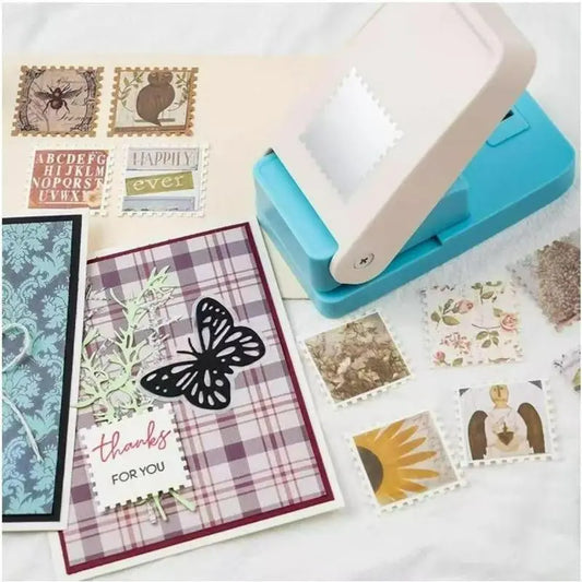 Precision Stamp-Style Decorative Paper Punch – Versatile Embossing Tool for DIY Crafts, Scrapbooking & Greeting Cards