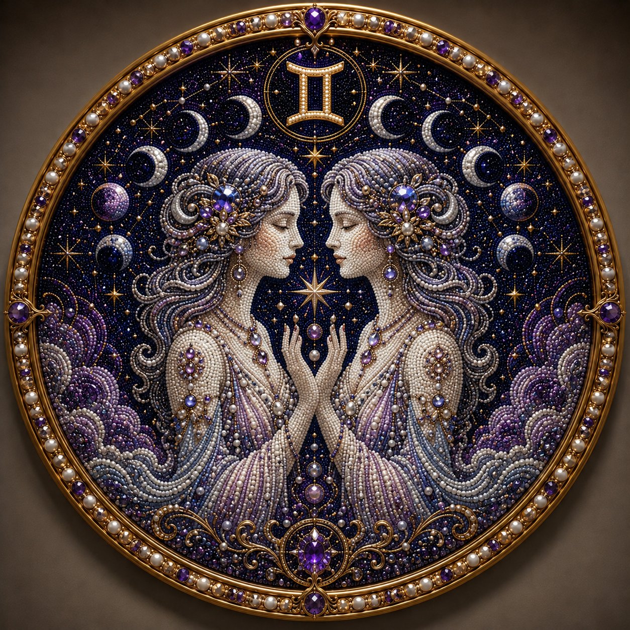 ✨ Create Zodiac Pearl Art with 12 Star Signs Kit ♈