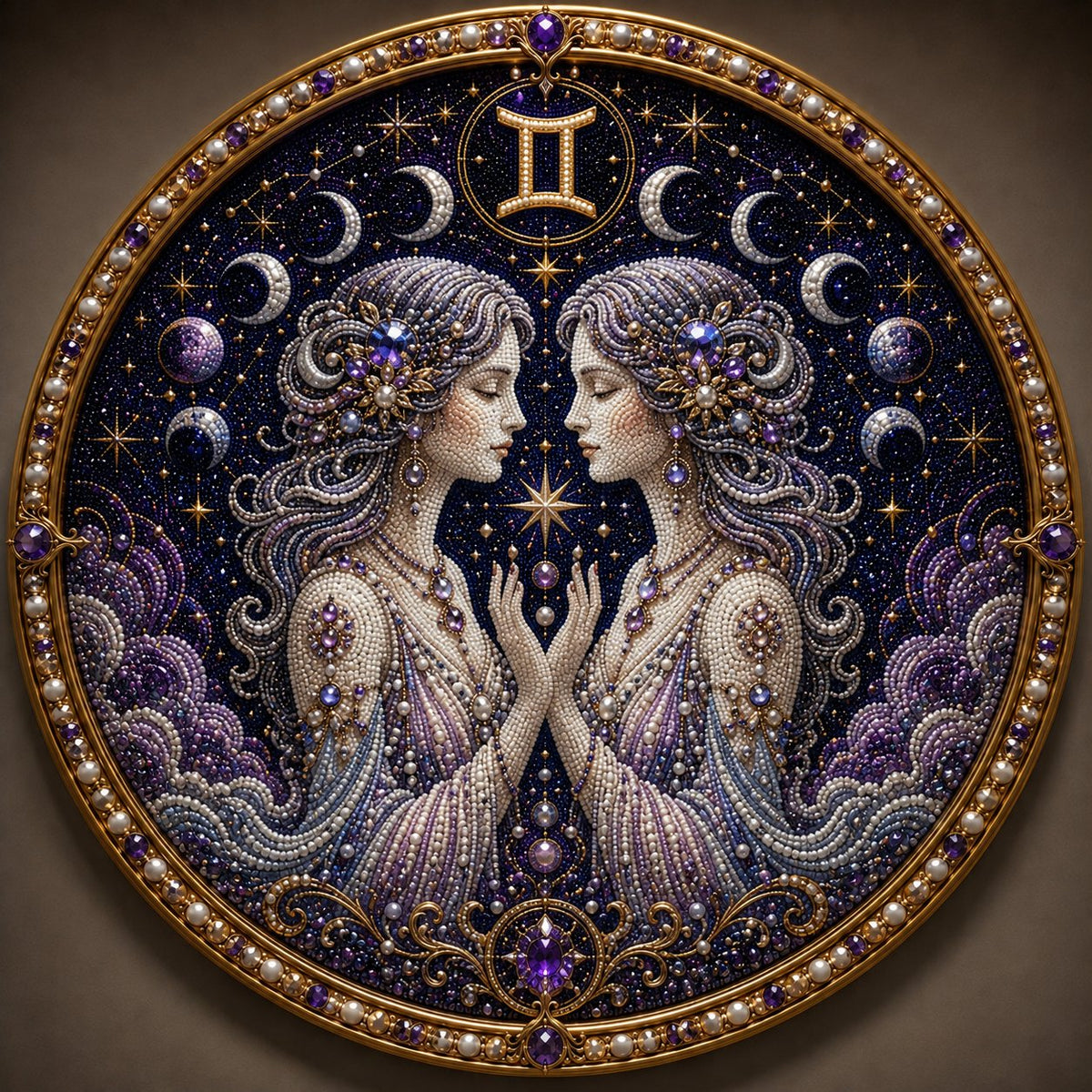 ✨ Create Zodiac Pearl Art with 12 Star Signs Kit ♈