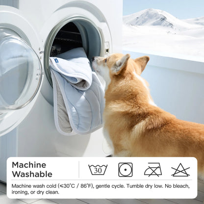 Self-Cooling Pet Mat for Dogs & Cats – Breathable, Non-Slip & Machine Washable Cooling Pad for Crates, Kennels & Travel