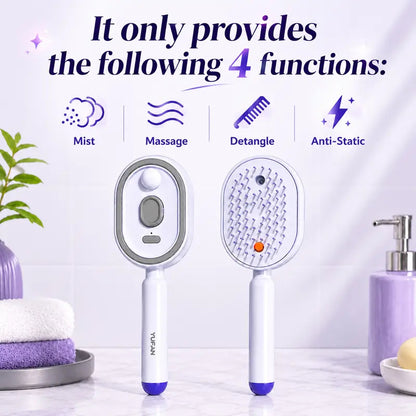Electric Spray Massage Hair Brush