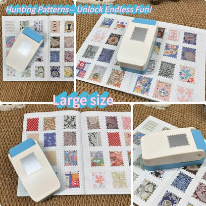 Precision Stamp-Style Decorative Paper Punch – Versatile Embossing Tool for DIY Crafts, Scrapbooking & Greeting Cards