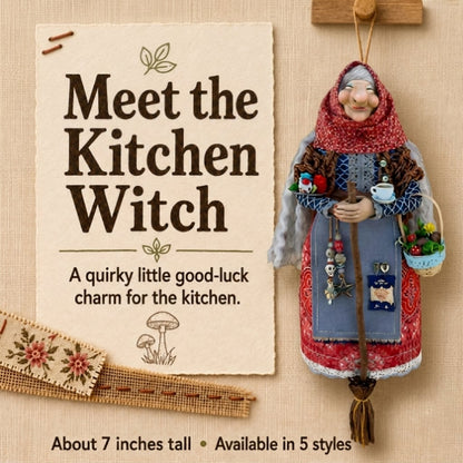 🧙‍♀️ Handmade Kitchen Witch Doll