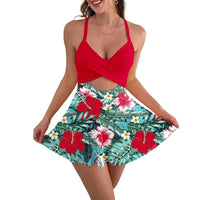 Red,Floral