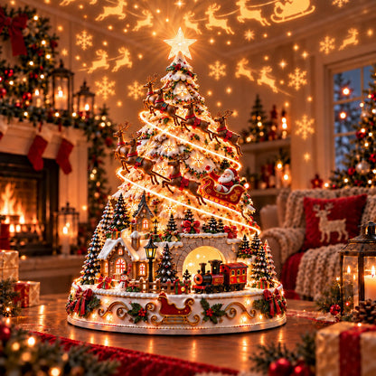 🤩50% OFF - 🎄Christmas Village Lightscape Tree