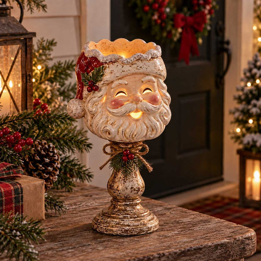 🎅🎄 Christmas Heirloom Glow Candle Holder Collection