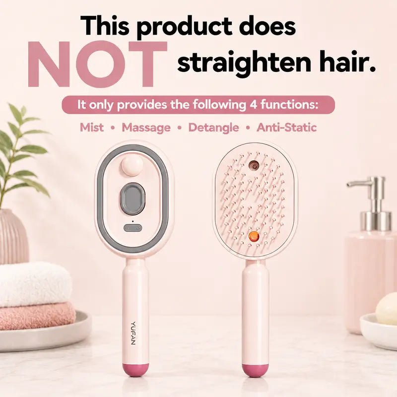 Electric Spray Massage Hair Brush