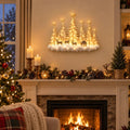 🌲 Step Into an Enchanted Winter Grove: Lighted Christmas Woodland Forest Wall Decor