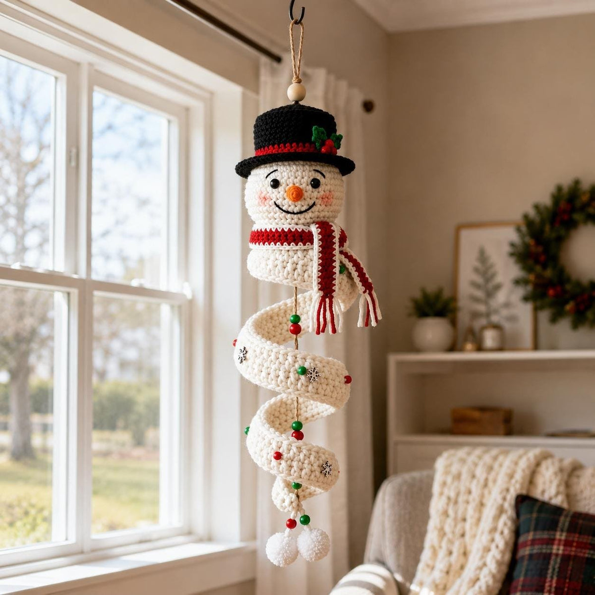 🎅✨ Crochet Snowman DIY Kit for Christmas Magic 🌲