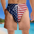 🇺🇸 Funny Patriotic Men’s Swim Trunks – Freedom & Chill Summer Beach Shorts 🏖️😎