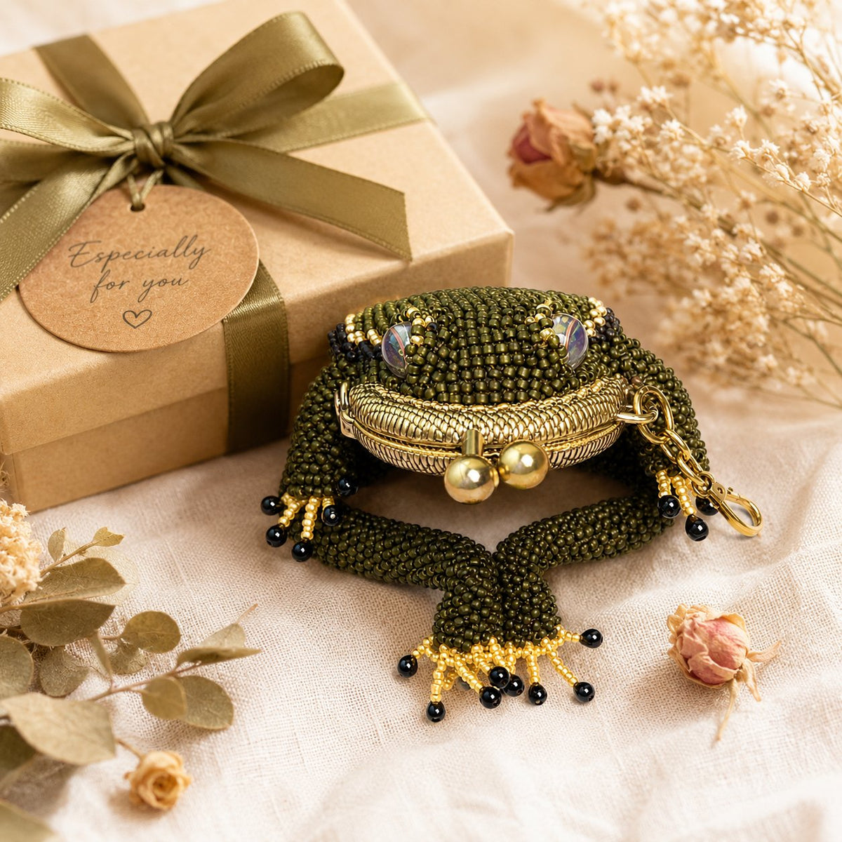 🔥🐸 Charming Frog Coin Purse 💚