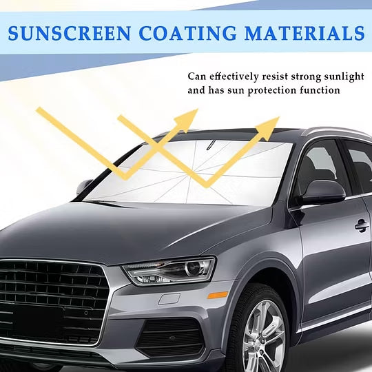 🔥Limited-time offer - 2026 Upgraded Car Windshield Sun Shade Umbrella