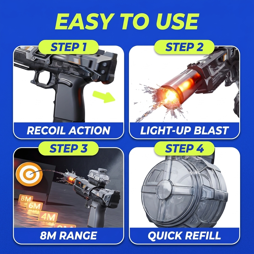 Ultimate Battle Water Blaster Powerful Electric Water Gun