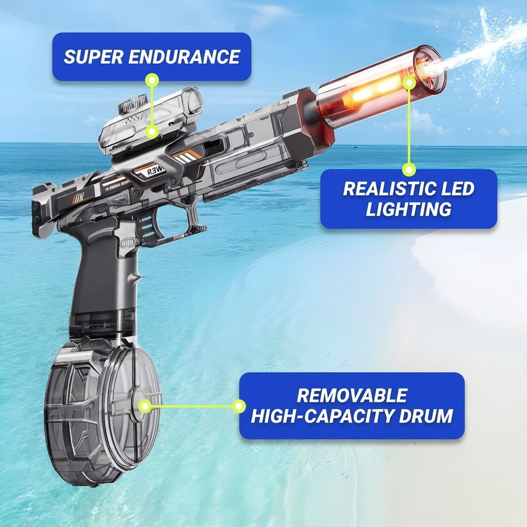 Ultimate Battle Water Blaster Powerful Electric Water Gun