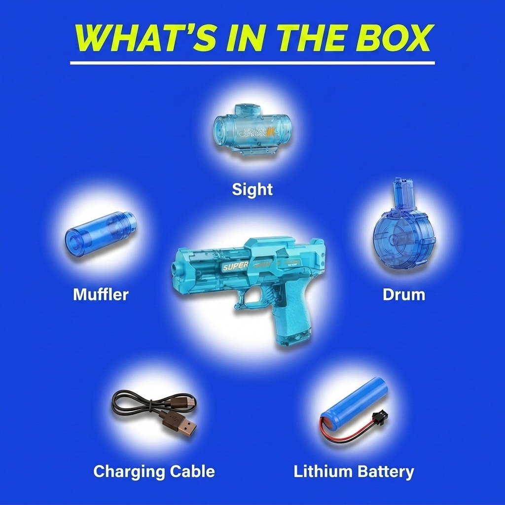 Ultimate Battle Water Blaster Powerful Electric Water Gun