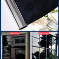 One-Way Privacy Window Film – Static Cling Mirror Tint with Full DIY Kit