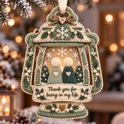 ❤️ LAST DAY 50% OFF – Thank You for Being in My Life Christmas Ornament