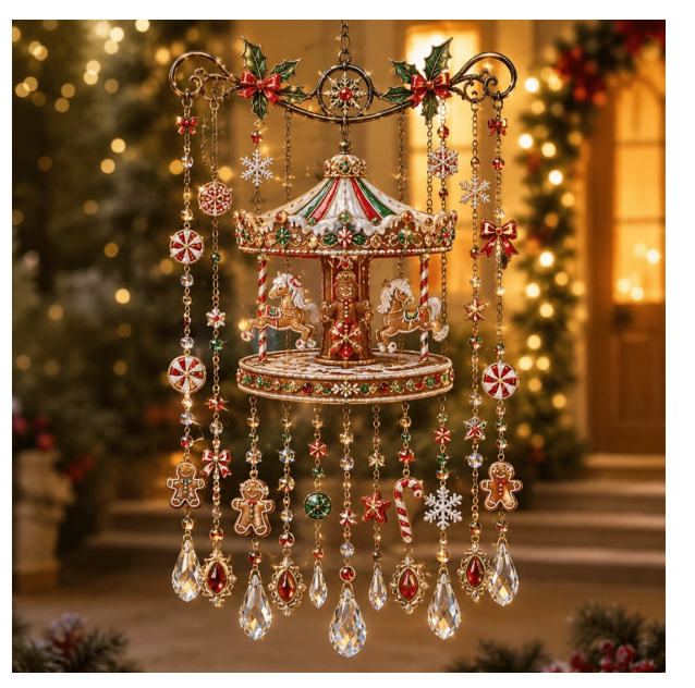 🎁 LAST DAY — LIMITED TIME 50% OFF！Magical Holiday Wind Chime ✨