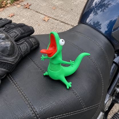 🦎Wobbly Riding Buddy – Car & Motorcycle Decor🏍
