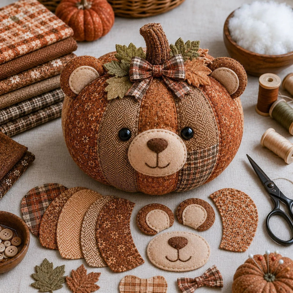 🔥Last Day 49% OFF - DIY Animal Pumpkin Felt Sewing Kit & Halloween Craft Set for Kids