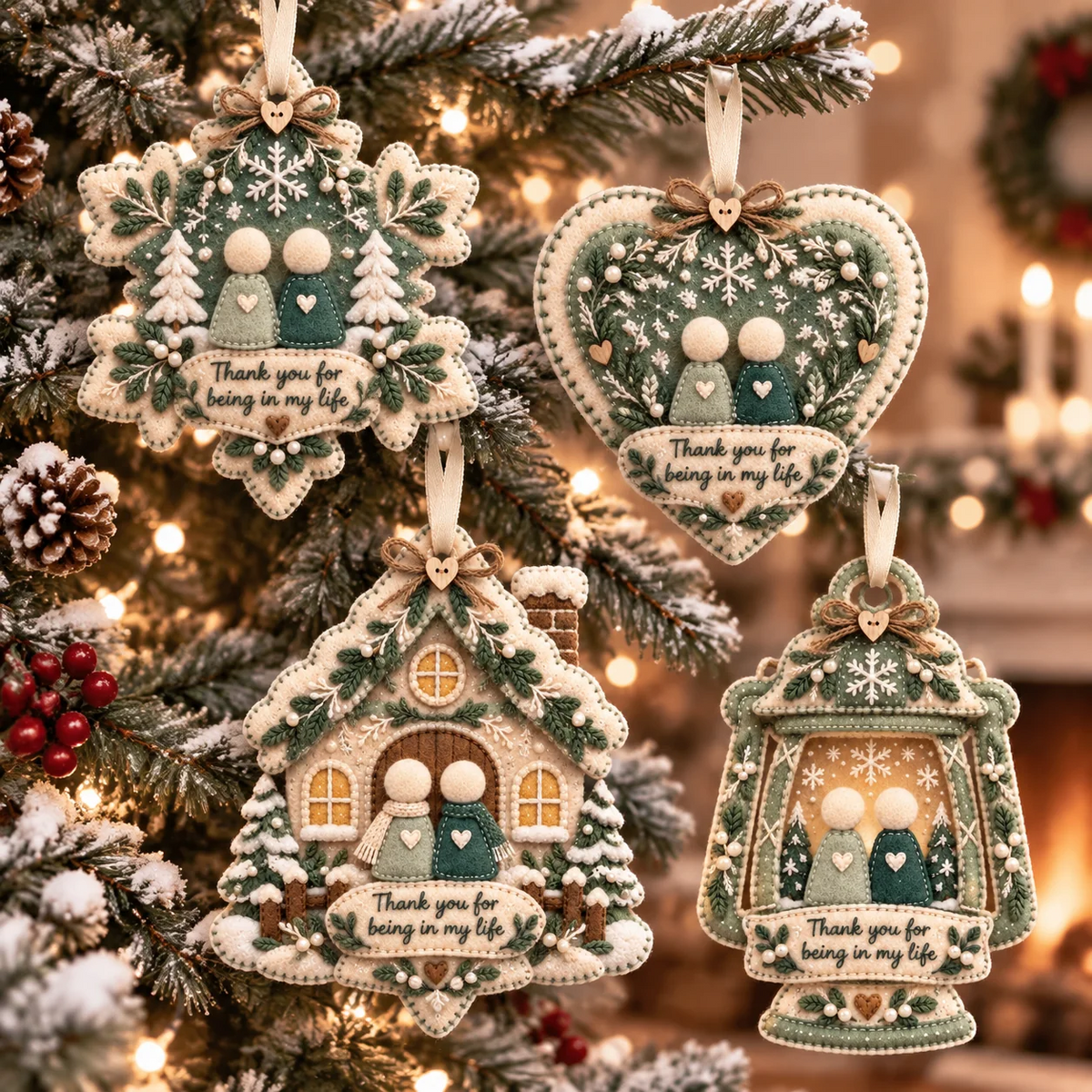❤️ LAST DAY 50% OFF – Thank You for Being in My Life Christmas Ornament