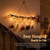 🧹 Luminous Witch Broom – Light-Up Halloween Hanging Decoration